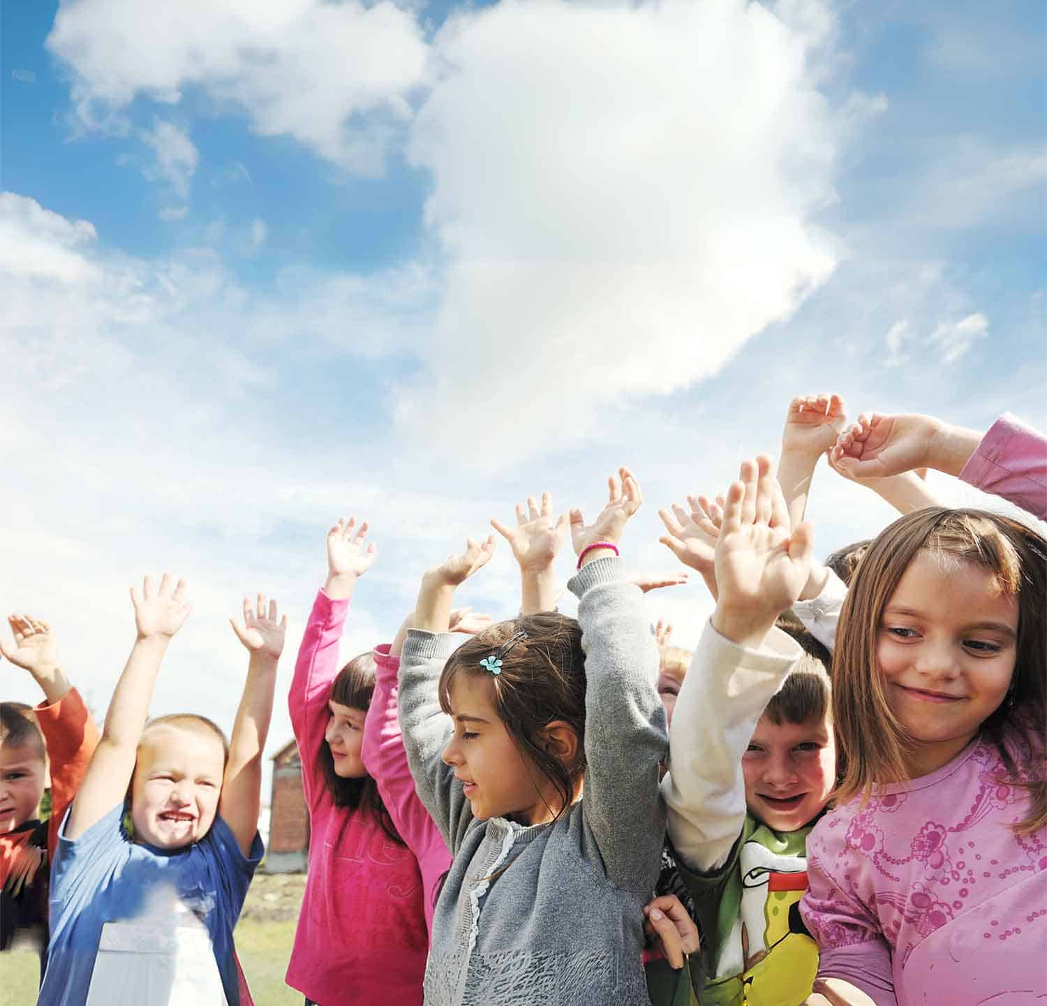 kids playing preschool 